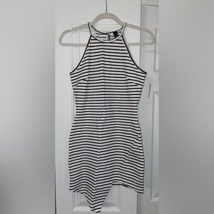 Stripped mini dress